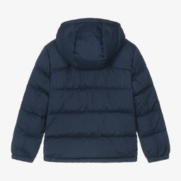 Ralph Lauren-Boys Blue Down Filled Puffer Jacket | Childrensalon Outlet