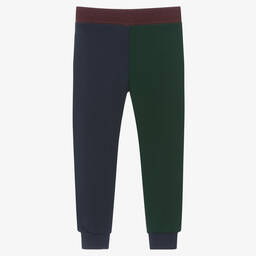 رالف لورين-جوغرز قطن جيرسي لون كحلي وأخضر للأولاد | Childrensalon Outlet