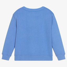 Ralph Lauren-Boys Blue Logo Sweatshirt | Childrensalon Outlet