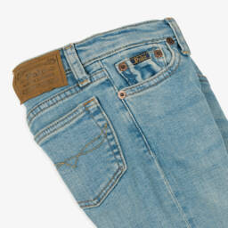 Ralph Lauren-Boys Blue Tailored Stretch Jeans | Childrensalon Outlet