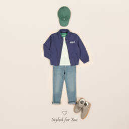 Ralph Lauren-Boys Blue Tailored Stretch Jeans | Childrensalon Outlet