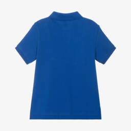 Ralph Lauren-Boys Classic Blue Piqué Polo | Childrensalon Outlet
