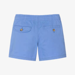 Ralph Lauren-Boys Classic Blue Twill Shorts | Childrensalon Outlet