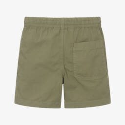 Ralph Lauren-شورت برمودا كلاسيكي أخضر قطن للأولاد | Childrensalon Outlet