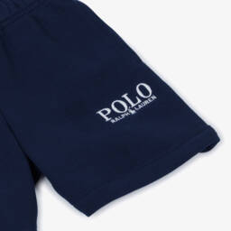 Ralph Lauren-Boys Classic Navy Drawstring Shorts | Childrensalon Outlet