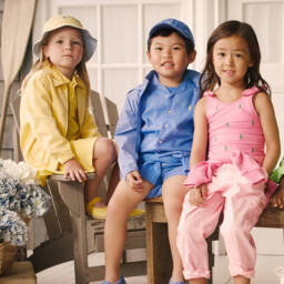 Ralph Lauren-قميص كتان أزرق أنيق للأولاد | Childrensalon Outlet