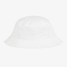 Ralph Lauren-قبعة باكيت بولو بير قطن لون أبيض للأولاد | Childrensalon Outlet