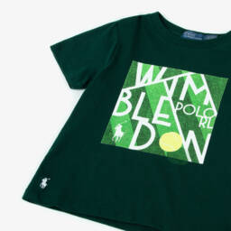 Ralph Lauren-Футболка из хлопка для мальчиков Вимблдон | Childrensalon Outlet