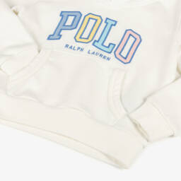 Ralph Lauren-Boys Cozy White Polo Sweatshirt | Childrensalon Outlet