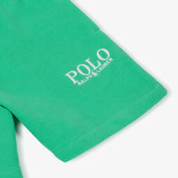 Ralph Lauren-Boys Emerald Knit Shorts with Tie | Childrensalon Outlet