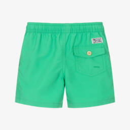 Ralph Lauren-Boys Emerald Pony Emblem Swimwear | Childrensalon Outlet