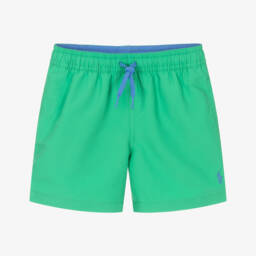Ralph Lauren-Boys Emerald Pony Emblem Swimwear | Childrensalon Outlet