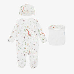 Ralph Lauren-Boys Festive White Cotton Set | Childrensalon Outlet