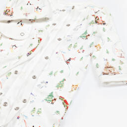 Ralph Lauren-Boys Festive White Cotton Set | Childrensalon Outlet