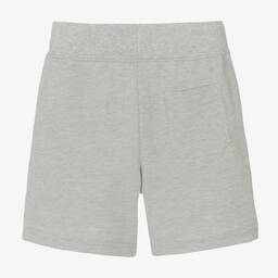 Polo Ralph Lauren-Boys Grey Cotton Piqué Shorts | Childrensalon Outlet