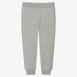 Ralph Lauren-Boys Grey Marl Cotton Joggers | Childrensalon Outlet