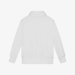 Ralph Lauren-Boys Ivory Cotton Zip Pullover | Childrensalon Outlet