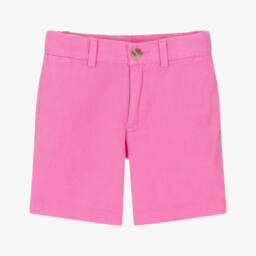 Ralph Lauren-Легкие летние шорты розовые для мальчиков | Childrensalon Outlet