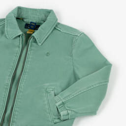 Ralph Lauren-Boys Mint Cotton Twill Jacket | Childrensalon Outlet