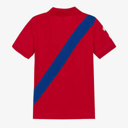 Polo Ralph Lauren-Boys Red Cotton Logo Polo Shirt | Childrensalon Outlet