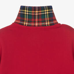 Ralph Lauren-Красная хлопковая рубашка поло для мальчиков | Childrensalon Outlet