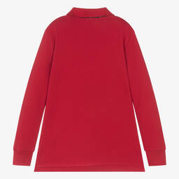 Ralph Lauren-Красная хлопковая рубашка поло для мальчиков | Childrensalon Outlet