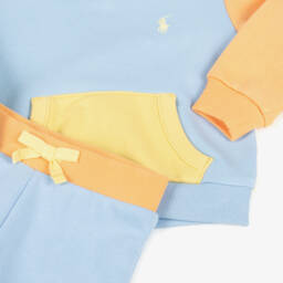 Ralph Lauren-Boys Sky-Hued Casual Tracksuit Set | Childrensalon Outlet