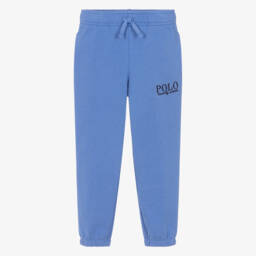 Ralph Lauren-Boys Soft Blue Jersey Trousers | Childrensalon Outlet