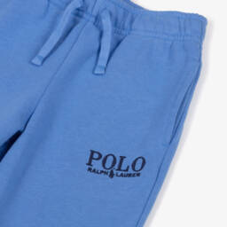 Ralph Lauren-Boys Soft Blue Jersey Trousers | Childrensalon Outlet