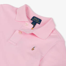 Ralph Lauren-Boys Soft Pink Cotton Polo | Childrensalon Outlet