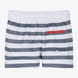 رالف لورين-شورت سباحة مقلم لون كحلي للأولاد | Childrensalon Outlet