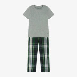 Ralph Lauren-Boys Tartan Cotton Sleepwear Set | Childrensalon Outlet