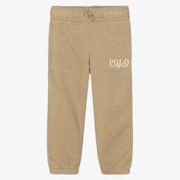 Ralph Lauren-Boys Taupe Knit Trousers | Childrensalon Outlet