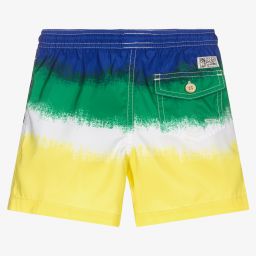 Поло Ralph Lauren-Плавки-шорты с эффектом тай-дай для мальчиков | Childrensalon Outlet