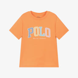 Ralph Lauren-تي شيرت بولو قطن نابض بالحياة للأولاد | Childrensalon Outlet