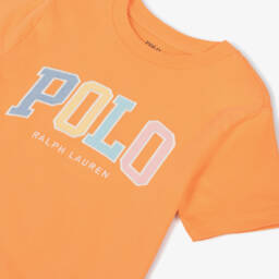 Ralph Lauren-تي شيرت بولو قطن نابض بالحياة للأولاد | Childrensalon Outlet