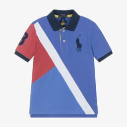 Ralph Lauren-قميص بولو بيكيه نابض بالحياة للأولاد | Childrensalon Outlet