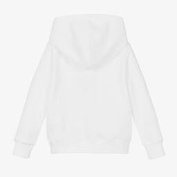 Polo Ralph Lauren-توب هودي قطن جيرسي لون أبيض للأولاد | Childrensalon Outlet