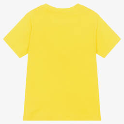 Поло Ralph Lauren-Желтая хлопковая футболка | Childrensalon Outlet