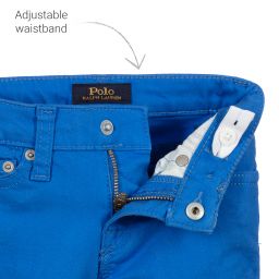 Поло Ralph Lauren-Ярко-синие джинсы скинни | Childrensalon Outlet