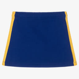 Поло Ralph Lauren-Синяя хлопковая юбка для девочек | Childrensalon Outlet