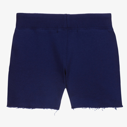 Polo Ralph Lauren-Girls Blue Sport Logo Shorts | Childrensalon Outlet