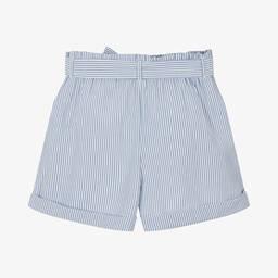 Поло Ralph Lauren-Хлопковые шорты в голубую полоску | Childrensalon Outlet