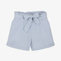 Поло Ralph Lauren-Хлопковые шорты в голубую полоску | Childrensalon Outlet