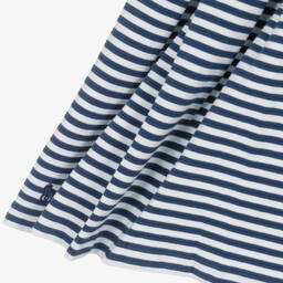 Поло Ralph Lauren-Платье из джерси в бело-синюю полоску | Childrensalon Outlet