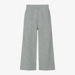 Ralph Lauren-Girls Charcoal Wide-Leg Trousers | Childrensalon Outlet