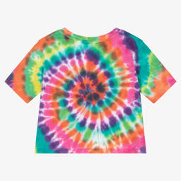 Ralph Lauren-Girls Cotton Rainbow Tie-Dye T-Shirt | Childrensalon Outlet