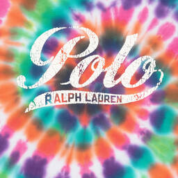 Ralph Lauren-Girls Cotton Rainbow Tie-Dye T-Shirt | Childrensalon Outlet