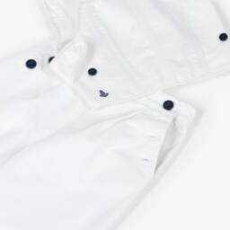 Ralph Lauren-Элегантный белый наряд из канвы для девочек | Childrensalon Outlet