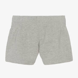 Polo Ralph Lauren-Girls Grey Cotton Jersey Shorts | Childrensalon Outlet